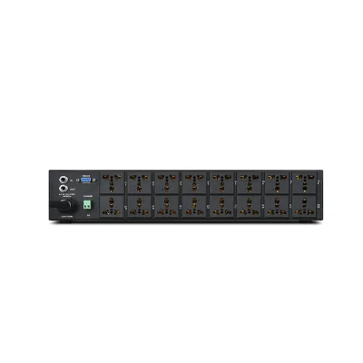 R-16 16 Channel Audio Power Management Socket Power Sequencer for Stage Performance/ Conference System