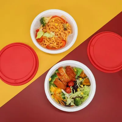 Wholesale Disposable Plastic Non-Spill Lock-Lid 172mm Diameter Beverage Use Fits Anti-Theft Lock Bowls