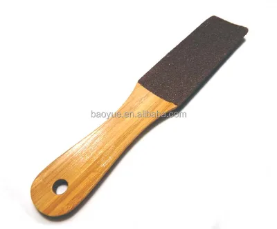 New Stylish Bamboo Body Foot File with Sands Around