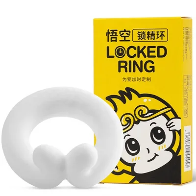 Silicone Adult Men's Penis Ring Long Lasting Erection Enhancing Sex Toy for Male Strengthening