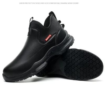 Factory Direct Sale New Anti-slip Oil-resistant Chef Shoes for the Kitchen Lightweight Comfortable Breathable Soft  Work Shoes
