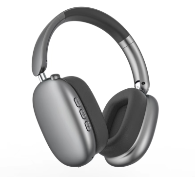 Headphones Noise Cancelling Over-ear Headphones with HIFI Stereo Sound Foldable Metal Earphones ANC ENC Headset