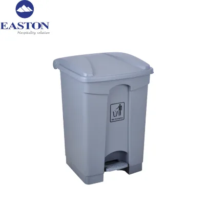 Hot Selling Morden Style Durable Plastic Outdoor Foot Pedal Waste Bin for Hotel Use