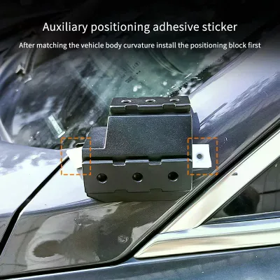 Quick-release A-pillar Hood Expansion Spotlight Lamp Holder Bracket for Mitsubishi Pajero V97 (2006-2021 Models) Aluminum Alloy