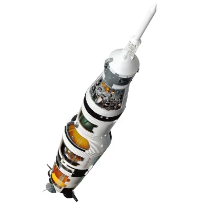 4D Master Educational STEM Mechanical Figure 4D Vision Vehicles Space 1/100 Saturn V Universe Rocket Machine Teach Learn Science