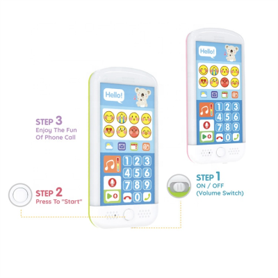 Hight Quality Toddler Playing Educational Touch Screen Music Toy Baby Smart Phone Baby Toys
