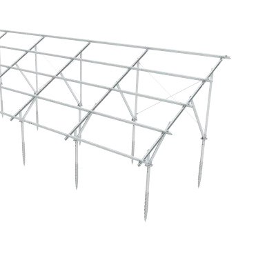 Solar Ground Mount Hot Dip Galvanized Steel Ground Screw Free Sample CE Certified Custom OEM