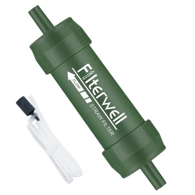 Personal Water Filter Straw Portable Water Filter for Survival Kit