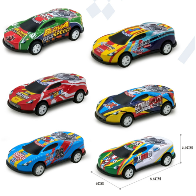 Car Model Toy Cars New for Kids PULL BACK Tin Car