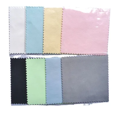 Customizable Size Double-Sided Silver Polishing Cloth Velvet Deerskin Embossed Silk Screen Individual Jewelry Cleaners Polish