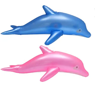 Inflatable pink and Blue Dolphins Pool Beach Toys