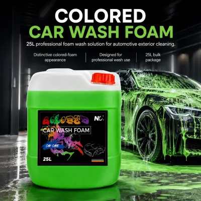 Colored Car Wash Foam 25L Professional Automotive Exterior Cleaning Foam for Car Wash Detailing and Foaming Equipment