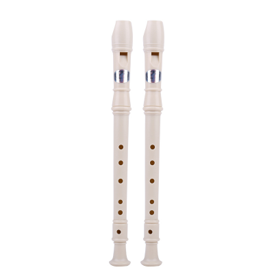 Factory Sale Musical Flutes Instrument Alto Flute White ABS Recorder Flute