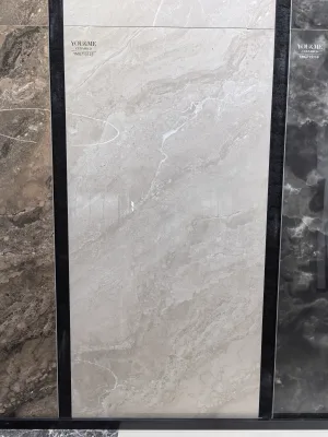 Floor Tile 600x1200 Dark Brown Polished for Study Room