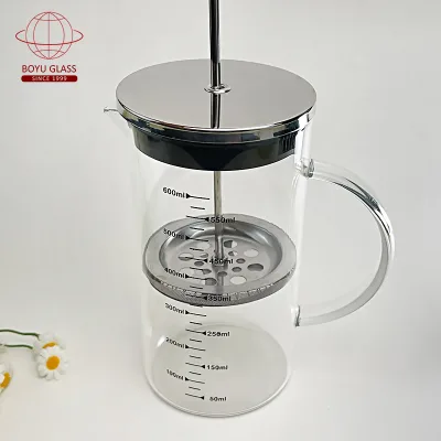 Cross Border High Borosilicate Glass Oil Filter Pot Household Thickened Kitchen Oil Tanks Large Capacity Coffee Pots
