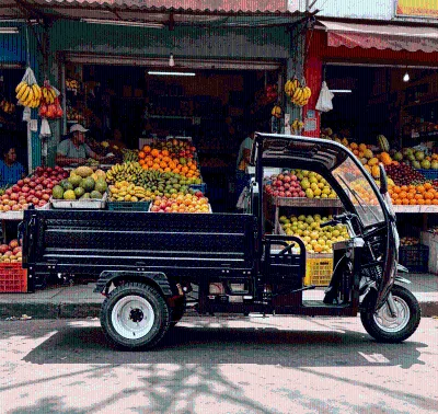 1500W 2000W Three Wheel Gear Shifting Upgrade Dual Rear Wheel Electric Tricycle 1100kg for Variable Road Conditions