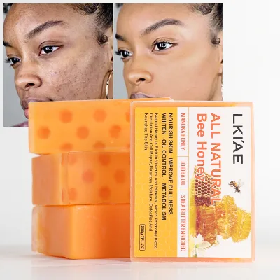 Custom 200g Manuka Handmade Natural Honey Whitening Soap for Body Hands Face Unisex