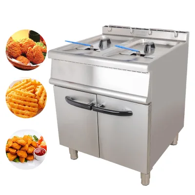 Hongxing Commercial Gas Deep Fryer KFC Style Chips Frying Machine 1 Year Warranty for Restaurant Fast Food Catering Business