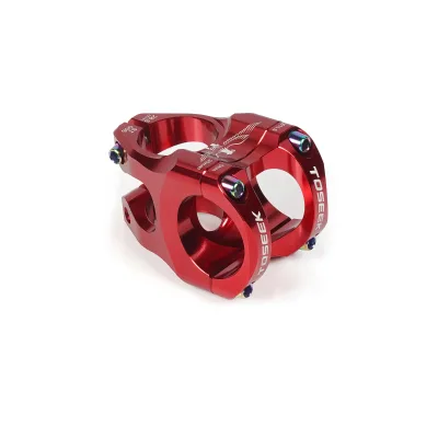 TOSEEK MTB Bike stem 31.8mm Handlebar Clamp 28.6mm Steerer Tube 0° Degree Short Replacement stem Mountain Bike Cycling Upgrade