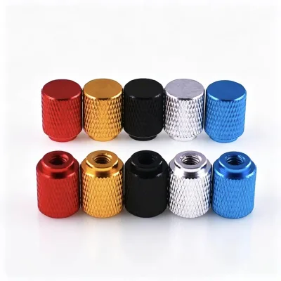 Aluminum/Stainless Steel Corrosion-resistant Colorful Knurled Thumb Nut Custom CNC Machined Fastener for Equipment Decoration