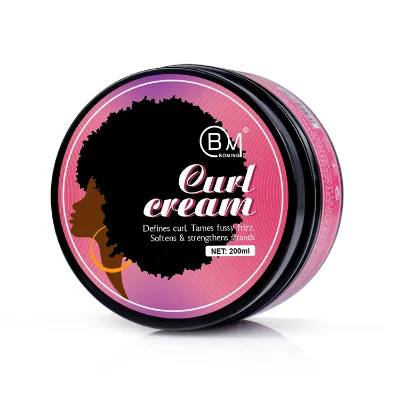 Hot Selling Vegan Natural Hair Styling Curl Cream Private Label Curl Defining Cream