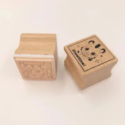 DIY Exquisite Self-Inking Standard & Custom Wooden Stamps Modern Design Custom Size Custom Design Decoration OEM/ODM
