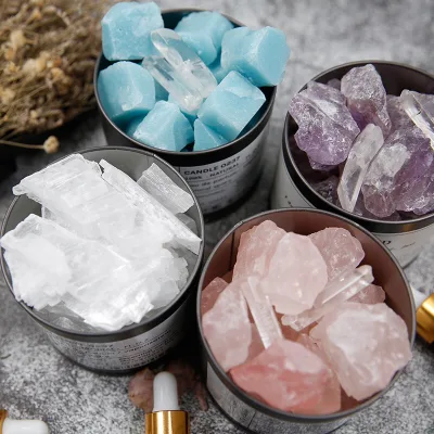 Wholesale Polished Tumbled Gemstone Crystals Amethyst Rose Quartz Natural Fluorite Gravel