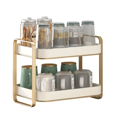 Custom Desktop Organiser Holders Cup Rack Plastic Stand Racks Kitchen Accessories Hanging Drain Goblet Cups Drying Rack