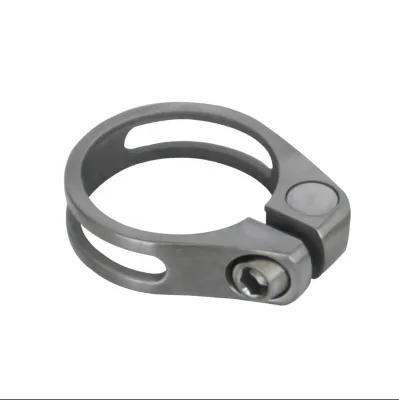 China Manufacturer Anodized Colorful C Clamp Titanium Bicycle Seat Post Clamp