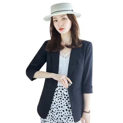 Manufacturer Hot Selling Fashion Designer Plus Size Blue Formal Blazer Coat Suit for Women Business Suits