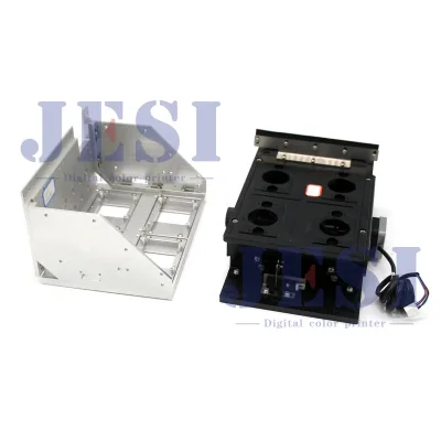 JESI - 95*85 4-heads Stainless Steel Bracket With Backboard and Capping Station Assembly Set for Printer Printing