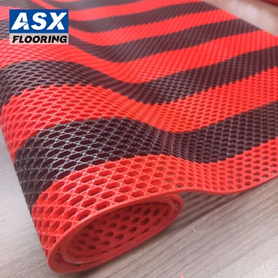 Non-Slip Hole Pvc Floor Mat Wet Area Drainage Custom Floor Mat Car Wash Floor Mat