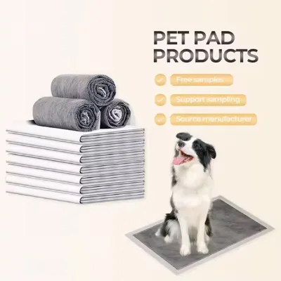 Bamboo Charcoal Urine Absorbent Dog Pee Pad Quick-dry Pet Urine Pad Printed Oem Disposable