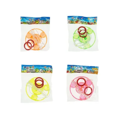 China Manufacturer Wholesale Soccer Pattern Pull String Flywheel Toy Mini Plastic Spinning Whistle Kids Sports Party Favors