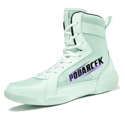 Manufacturer Custom Oem Most Popular High Top Gym Anti-Slip Wear-Resistant Wrestling Shoes for Man