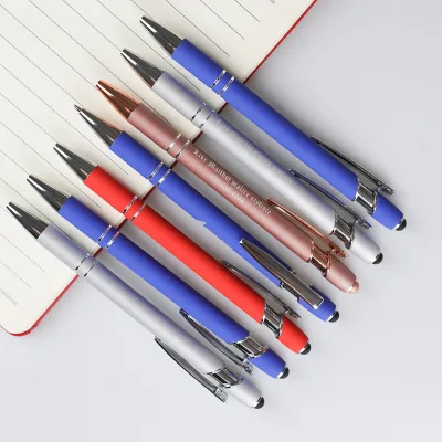 GemFully Papelaria Factory Supplier Cheap Promotional Pen Bulk Aluminum Gold Pens Multi Use Pen