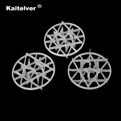 High Quality Mass Transfer Media Scrubber Tower Packing 95mm Plastic Intalox Snowflake Ring