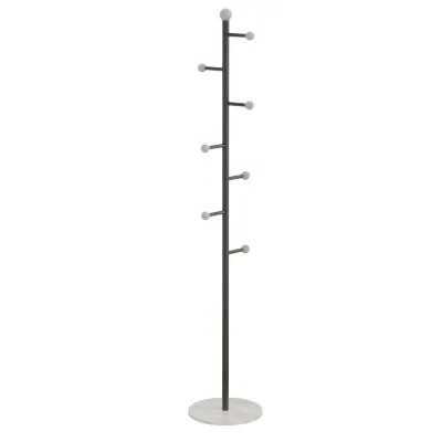 Household Modern Minimalist Living Room Vertical Clothes Hanging Organizer Rack Floor-to-Ceiling Metal Coat Hat Rack