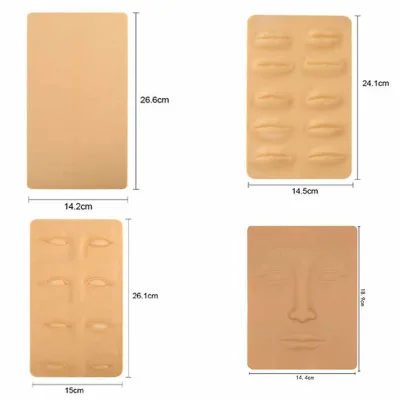 Wholesale High Quality 3D Silicone Practice Lips Permanent Make up Super Real Skin Lip Tattoo Skin Practice
