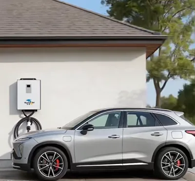 7KW DC EV Charger Wall Mounted OCPP Fast Charging Pile CCS2 CCS1 GBT CE Certified IP65 Commercial Home Use
