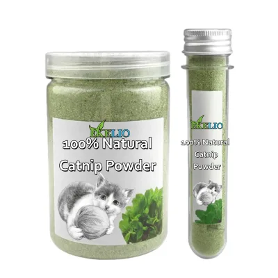 100% Natural Plant Catnip Powder Cat Mint Powder in Tube Bulk Price 100% Pure Fresh Catnip Powder
