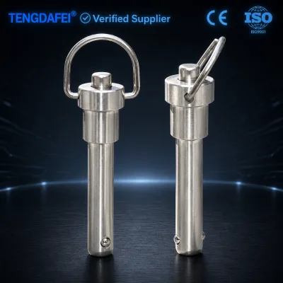 Marine 316 Stainless Steel Slotted Quick Detach Ball Lock Pin 5mm Head Diameter Corrosion Resistant ODM OEM for Ship Outdoor