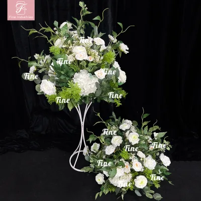 Fine Decorative Articles for Wedding White Camellia Decoration Artificial Flower Ball for Wedding Decoration