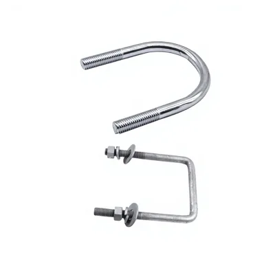 Manufacturer-Customized Galvanized U-Bolts Extended U-Shanks PV-Power U-Clamps U-Hoops and U-Pipe Clamps Made in China
