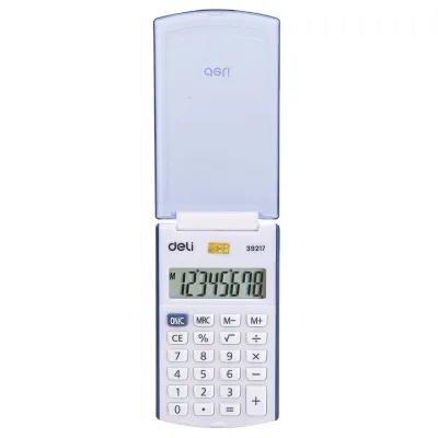 Deli E39217 Portable Calculator Durable Plastic Calculator High Quality