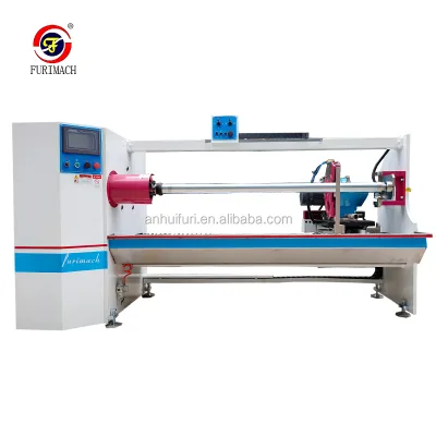 Industrial Automatic Tape Dispenser Adhesive Tape Cutting Machine Automatic Fast Cutter or Slitter for Paper or Laminated Rolls
