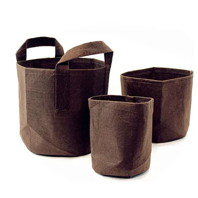 Paper Storage Bucket, Washable Kraft Paper Flower Pot , Sundries Bag