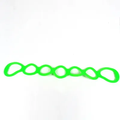 Holes Spandex/Nylon High Elasticity Body Slimming Resistance Band for Fitness Pilates Exercise Yoga 5 Colors