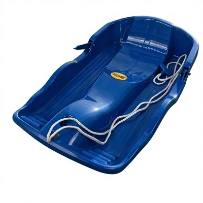 Eco-friendly Outdoor Plastic Toboggan Sled Adults Kids Freestyle Design Customizable Colors/Logo Multi-Surface Use