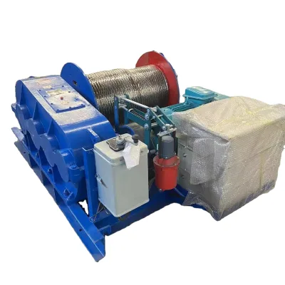 JM Series 5T 10T 20T Gears Reducer Lifting Remote Control Slow Speed Electronic Winch